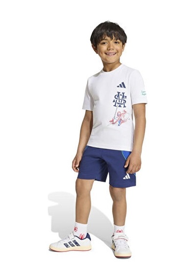 Adidas Lk Marvel Spıder-man Tset Çocuk Günlük Eşofman Takımı Ks3967 Beyaz