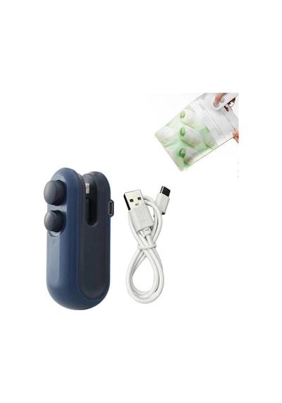 Poşetkapatıcı Şarj Edilebilir 400 Mah Mutfak Tipi Pratik Taşınabilir Kapatma Mini Poşet Kapatıcı