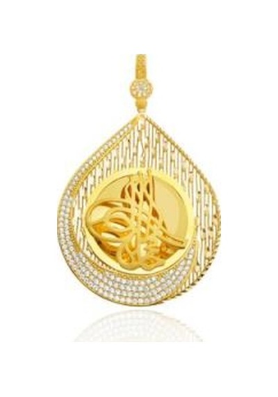 Gülaylar - Altın 14 Ayar Tuğra Kolye Ucu N11.33274
