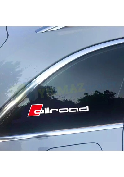 Audi Allroad A4 A6 Kelebek Cam Oto Sticker Araba Yapıştırma 2 Ad 20 Cm