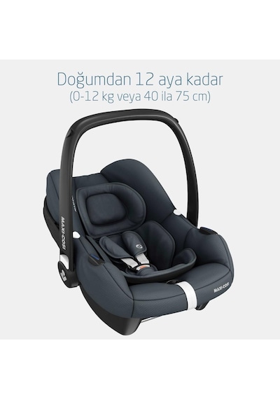 Maxi-Cosi Cabrio Fix I-Size Adac'lı Bebek Oto Koltuğu ve Ana Kucağı 0-13 kg Essential Graphite