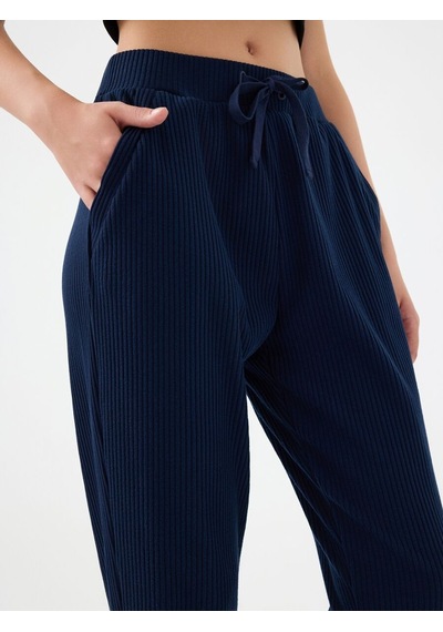 Jogger Fit Kadın Eşofman Altı Lacivert