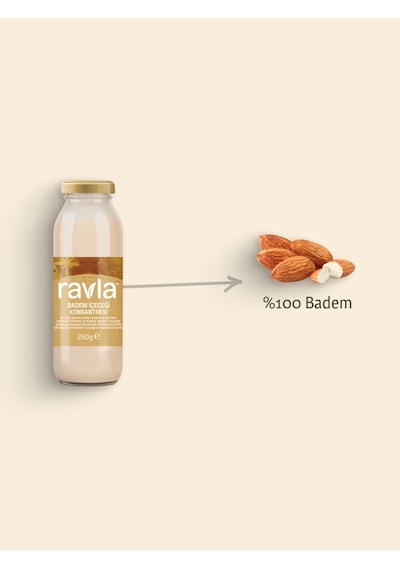 Ravla Badem İçeceği Konsantresi - 250g