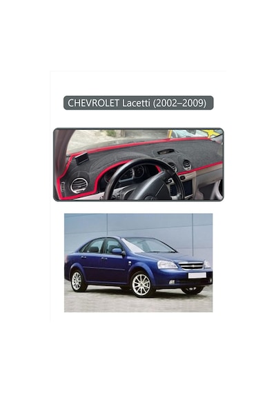 Chevrolet Lacetti 2002 2009 Torpido Koruma Halısı Gri Kenar