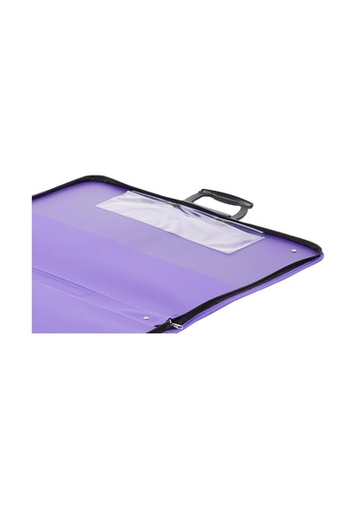 Faber-castell Proje Çantası Mor, 38x55 Cm, Askılı Taşıma, Kalemlikli, Sert Kapaklı, El Yormayan Ergonomik Kulp
