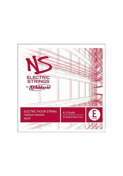 D'Addario Ns311 4/4M Ns Tek Elektro Keman Teli (E)