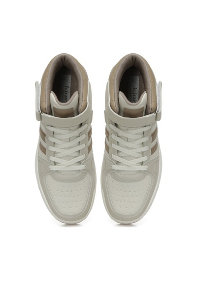 Kinetix Wılmo Pu Hı W Ekru Kadın High Sneaker Bej-a Kahve-karamel