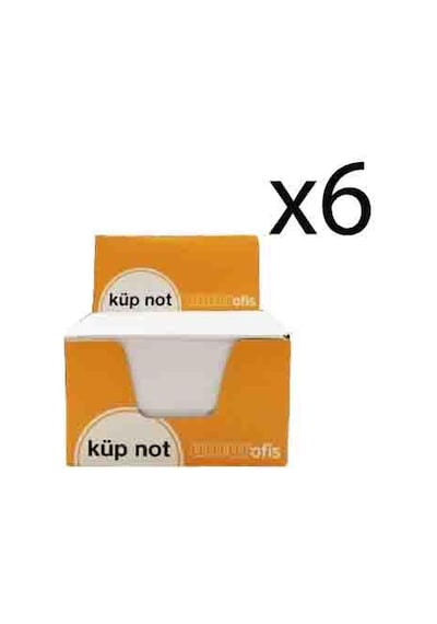 Umur Küp Blok Beyaz Not Kağıdı 8x8x5 6 Adet