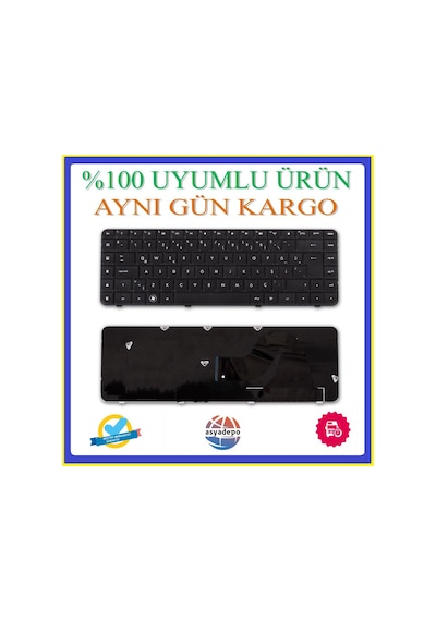 HP Uyumlu 602035-001 Klavye Tuş Takımı Siyah Tr N11.8892