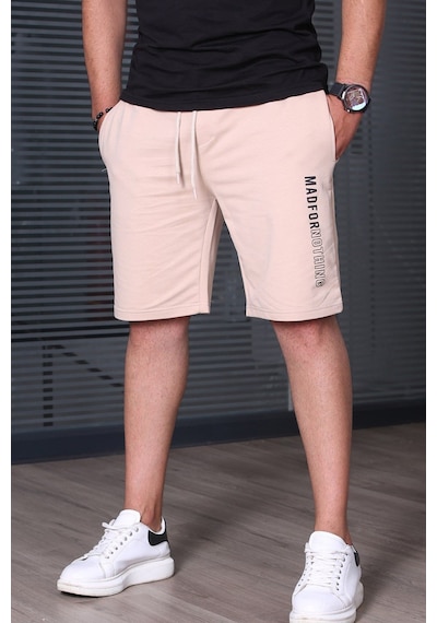 Madmext Madmext Bej Kapri Şort 5403-bej Bej