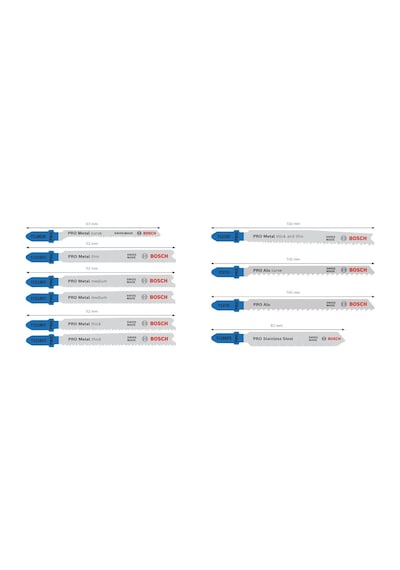 Bosch Pro 10'lu Metal-inox-alüminyum Dekupaj Ucu Seti 2607011942