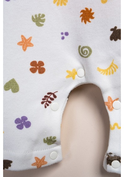 Baby Fou T-shirt Salopet 2'li Takım Ekru