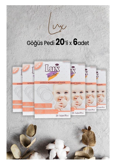Lux Göğüs Pedi 20 Li X 6 Paket