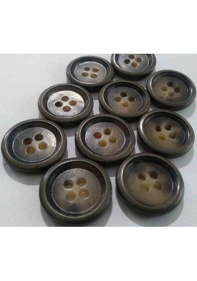10 Adet Metal Çerçeveli Kamuflaj Düğme 1.8 Cm.