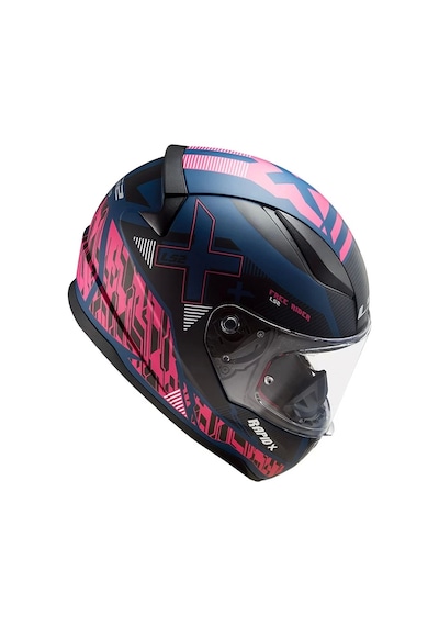 LS2 Rapıd Xtreet Mat Mavi-Mor Kask