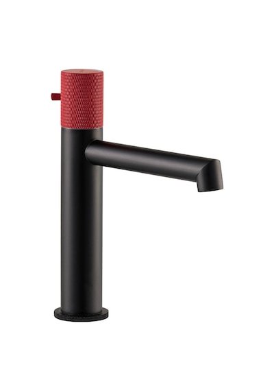Fm-2218 Siyah & Kırmızı Lavabo Bataryası Siyah