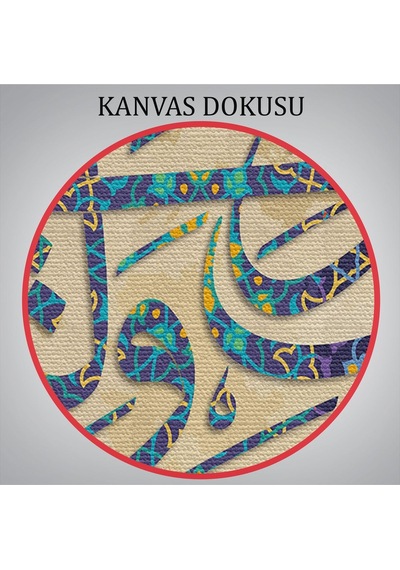 Es10 Ben İşimi Allah’a Havale Ediyorum.Allah, Kullarını Hakkıyla Görendir,Tablo-3355 (70 x 100)