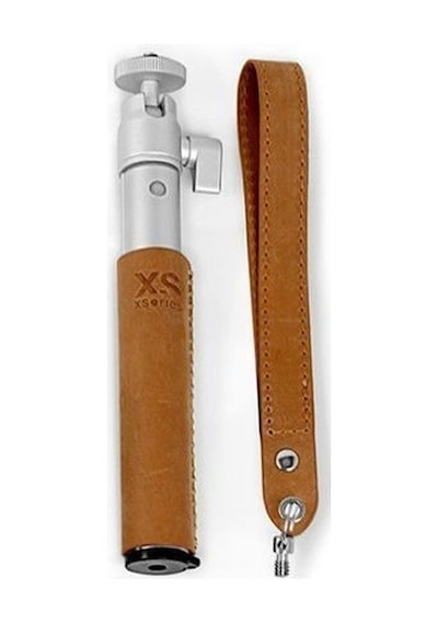 Xsories Aksiyon Kamera İçin U-shot Deluxe 48cm Monopod Selfie Çubuğu Deri Yüksek Kalite
