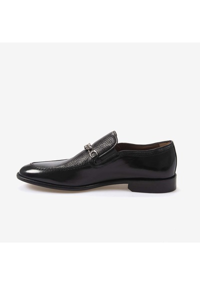 Mocassini Erkek Klasik Ayakkabı 9338 Siyah Buffalo