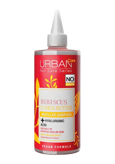 Urban Care Hibiscus &Shea Butter Kıvırcık ve Dalgalı Saçlara Özel Miselar Şampuan-Sülfatsız 340 ML