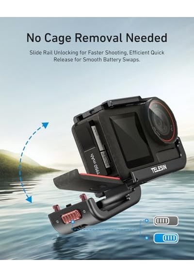 Osmo Action 5 Metal Kafes, Ultra-light Cage For Action 5 /4/3 Series