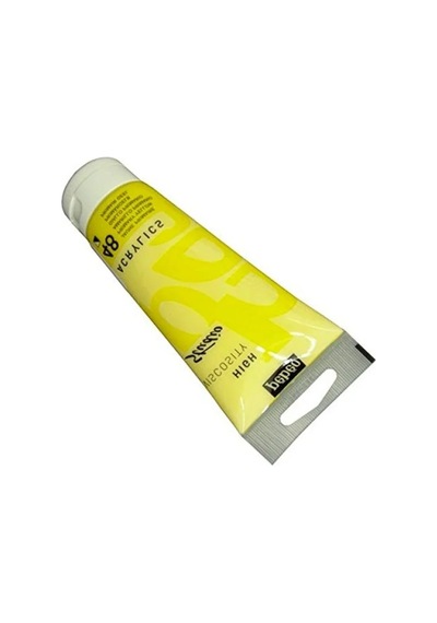 100 Ml Akrilik Boya - Temel Sarı Renk 0.2 L