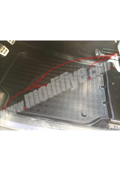 Vw Polo 2010-17 Kaucuk Havuzlu Paspas Kokusuz Kaymayan