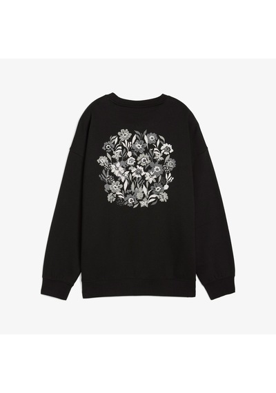 Puma Essential Nature 2.0 Crew Kadın Siyah Sweatshirt688078