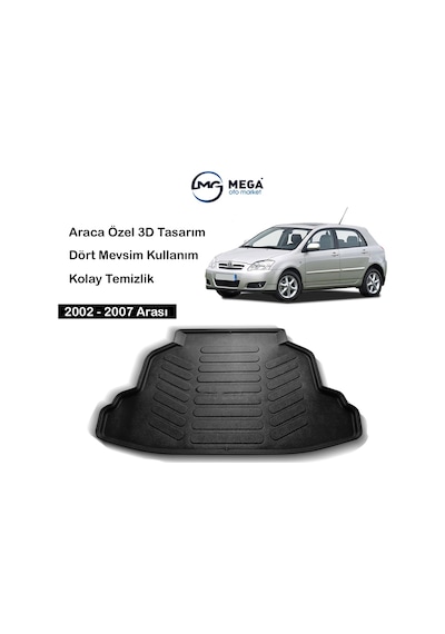 Toyota Corolla Uyumlu Bagaj Havuzu Hb 2002-2007 Arası Rizline
