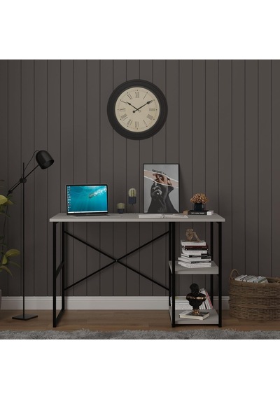 Asra Trend Kül Gri Metalçm01 Raflı Metal Çalışma Masası 120x60 Cm 2 Katlı Yan Raflı Bilgisayar Masası Endüstr Diğer Asra Trend Kül Gri Metalçm01 Raflı Metal Çalışma Masası 120x60 Cm 2 Katlı Yan Raflı Bilgisayar Masası Endüstr Diğer