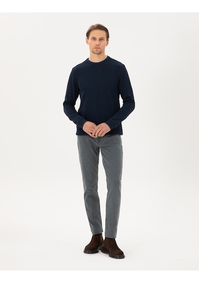Pierre Cardin Erkek Lacivert Sweatshirt 50296485-vr033 Lacivert