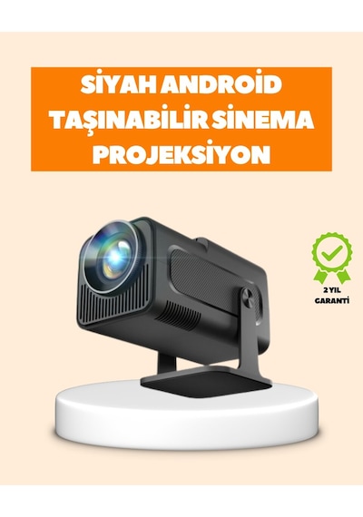 Hepsi Otomatik Dikey Düzeltmeli Ve Manuel Zoom Fonksiyonlu Akıllı Projektör Najmaddin