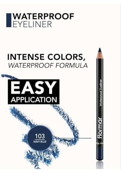 Suya Dayanıklı Göz Kalemi - Mavi Waterproof 0