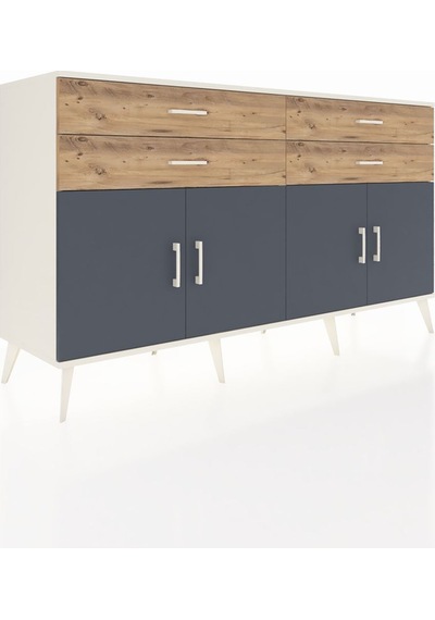 Hyperion Konsol 2 Raflı 4 Çekmeceli 8 Kapaklı 176x44x99 Aytaşı-an Aytaşı-antrasit/çam Hyperion Konsol 2 Raflı 4 Çekmeceli 8 Kapaklı 176x44x99 Aytaşı-an Aytaşı-antrasit/çam
