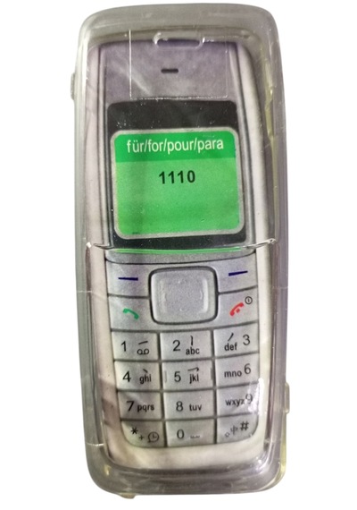 Nokia 1110 Uyumlu Telefon Koruyucu Şeffaf Mika Kapak -