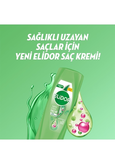 Elidor Serum Saç Bakım Kremi Uzayan Saçlar 350 Ml X2