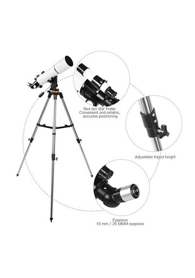 500x80 Uzay Teleskobu Seti - 80mm Mercek Çapı & Hd Görüntü Kalitesi