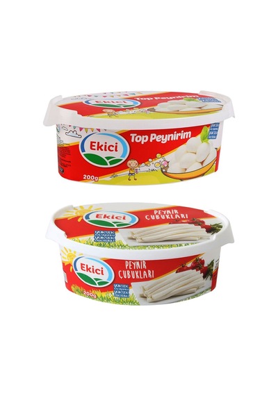 Ekici Top Peynirim 200 G + Peynir Çubukları 200 G