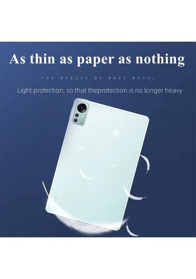 Xiaomi Redmi Pad Se 11 Inç Uyumlu Kılıf Şeffaf Silikon Süper İnce Koruyucu Tasarım Transparan Kılıf