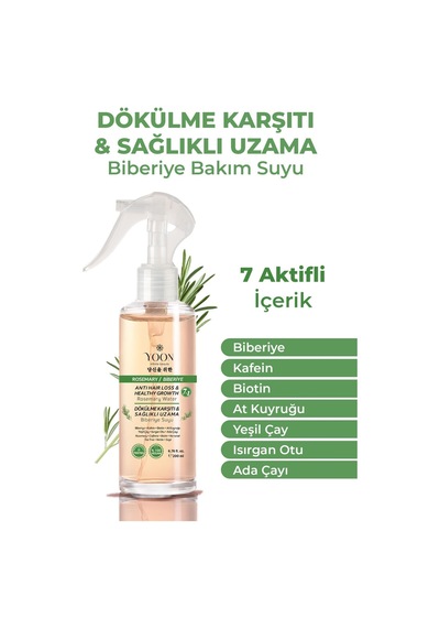 2 Li Biberiye Saç Bakım Suyu & Saç Maskesi Dökülme Karşıtı, Hızlı Uzatma, Besleyici Saç Bakımı