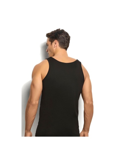 Jiber Erkek Siyah Modal Pamuklu 2'li Atlet 250 Sıyah/2xl