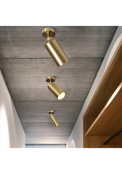 Rsylight Metal Mafsallı Eskitme Spot Armatür Günışığı Led Ampullü Eskitme