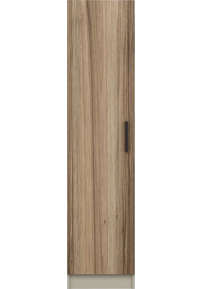Minar Kale 1 Kapaklı Dolap 190cm - Kumtaşı/dore - Askılıklı Çok Renkli