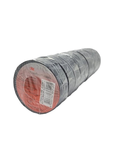 3M Temflex 1300E Siyah Bant - 10 Adet