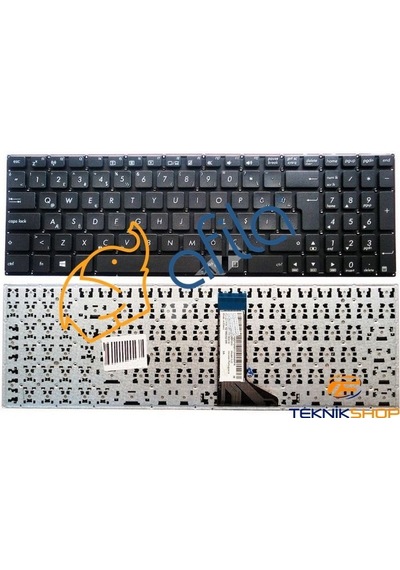 Asus X551c, X553, X554 Notebook Klavyesi - Siyah - Tr / Kl0834v2