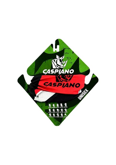 Caspiano Unisex Motosiklet Maskesi Bandana Outdoor Boyunluk-buff Kırmızı