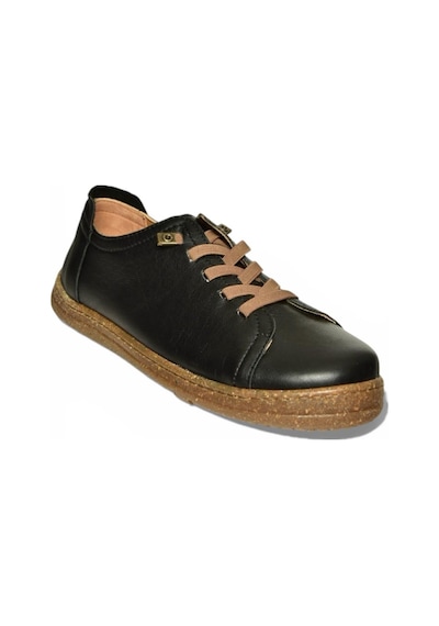 Fox Shoes Y999364003 Siyah Hakiki Deri Kadın Spor Ayakkabı Sneakers Siyah