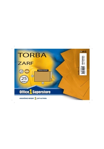 Ofma Torba Zarf 170x250 Natura 100gr 25li