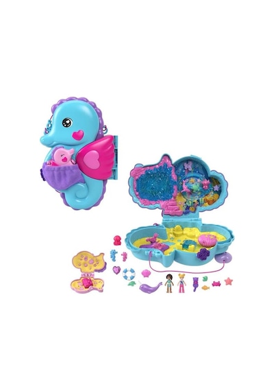 Polly Pocket Compact Daddy & Me Denizatı Çanta Oyun Seti Hwp03