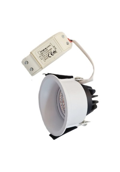 6 Watt Led Spot Trafolu Beyaz Kasa Beyaz Işık Yce-n5 2adet